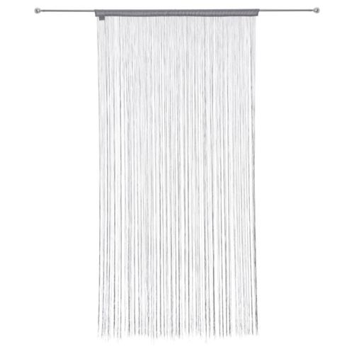 rideau fil - 90 x 200 cm - gris