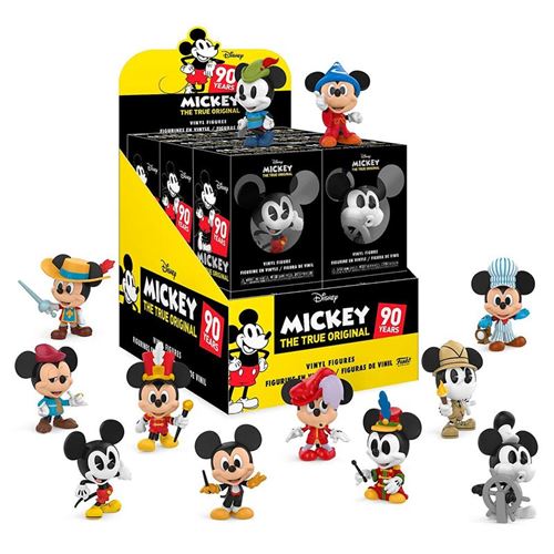 FUNKO - Funko Mini Figurine en vinyle: Disney - Mickey's 90ème Anniversaire - Modèle aléatoire