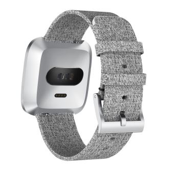 Bracelet de montre Compatible avec Fitbit Versa Gris, Montre