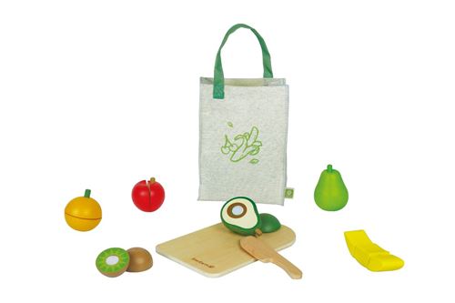Everearth Ensemble de fruits en bois bois divers