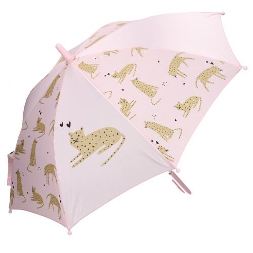 Kidzroom parapluie Fearless panther girls 44 cm rose