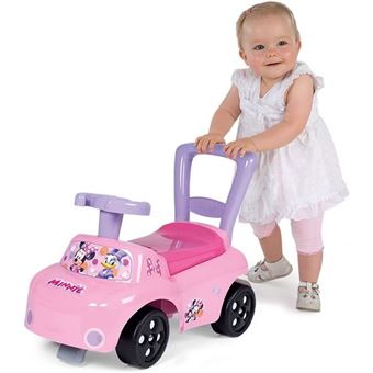 Porteur auto Smoby Minnie Rose Porteur bebe Achat prix fnac