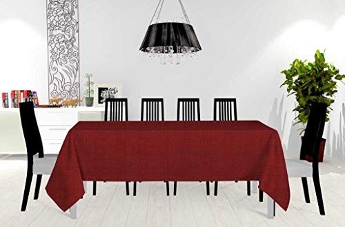 Soleil docre nappe anti-tâches - galaxy - 150x300 cm- rouge 818018