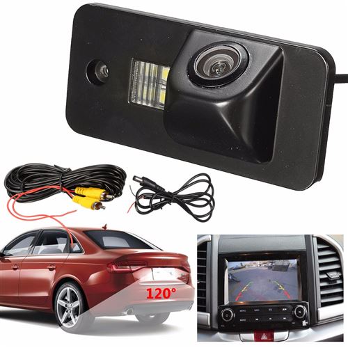 Caméra Recul Vue Arriere HD CCD Vision Nocturne étanche Pour Audi A3 A4 A5 RS4