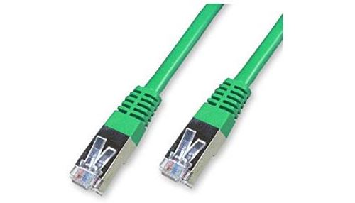 Neklan Cordon Cat 6 FTP Vert - 1 m - Câbles de réseau (1 m, Cat6, F/UTP (FTP), RJ-45, RJ-45, Vert)