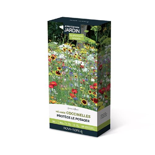 Prairies fleuries : j'attire les coccinelles 30 m2