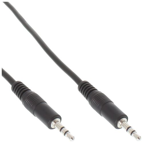 Câble jack, InLine®, 3,5mm mâle/mâle, Stéréo, 2m