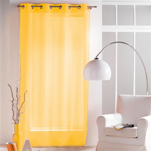 Panneau a oeillets 140 x 240 cm voile crash paloma Jaune