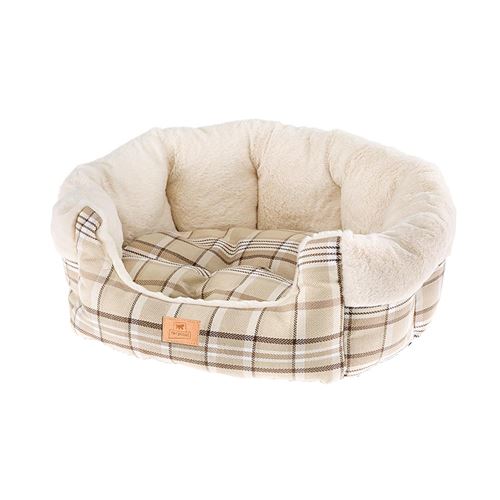Comparer les prix de Ferplast Étoile Ferplast couchette moelleuse chiens chats lavable fourrure plusieurs tailles Beige