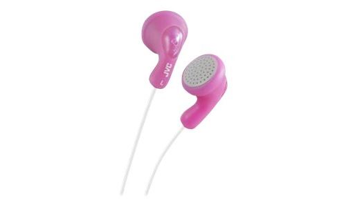 JVC HA-F14 Gumy phones - In-ear hoofdtelefoons - oordopje - met bekabeling - 3,5 mm-stekker - perzikroze