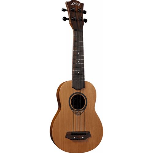 Lâg TKU10S - Ukulélé soprano Tiki 10 - Naturel pores ouverts (+housse)