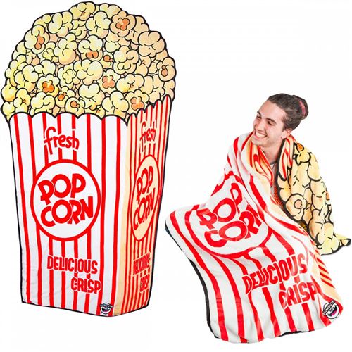 Couverture géante popcorn