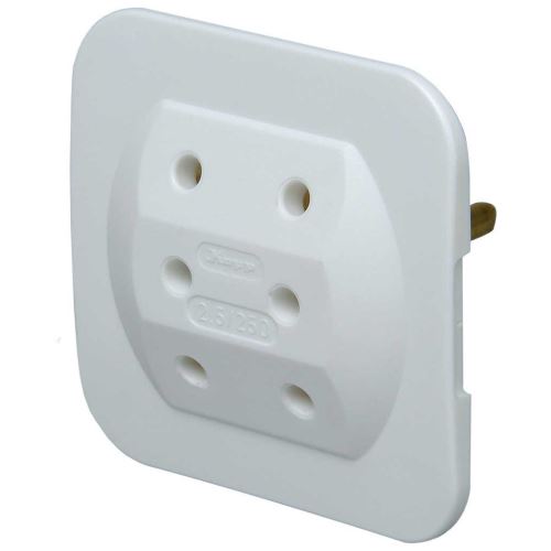 Adaptateur Kopp Euro (design plat), blanc arctique