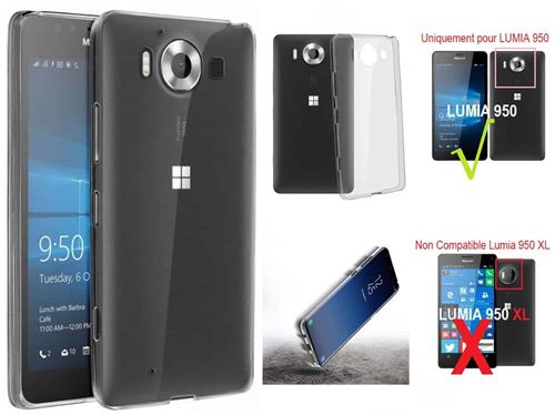 Coque nokia lumia 950 transparent