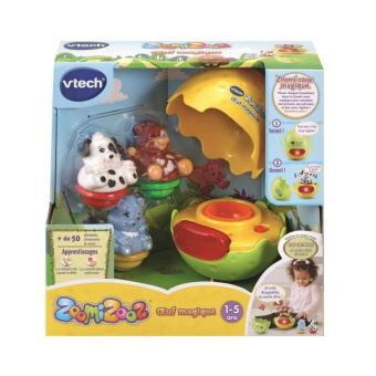 Figurines Vtech ZoomiZooz œuf magique avec 3 animaux