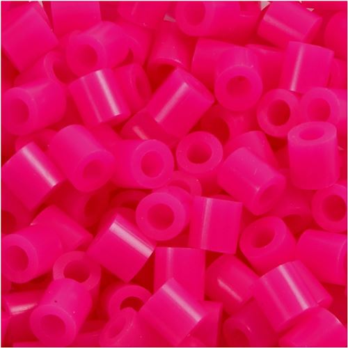 Creotime perles à repasser fuchsia 6000 pièces