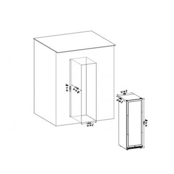 La Sommelière Prestige MZ180TZ - Cave à vin - pose libre - niche - largeur : 61.5 cm - profondeur : 70 cm - hauteur : 181.5 cm - classe G - noir/inox