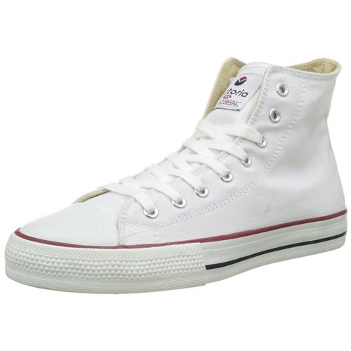 Chaussures mid toile Victoria Vintage mid blanc tribu lona Blanc taille : 39 réf : 35216