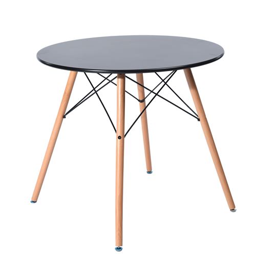 Urban Meuble Table à manger 4 places Blanche MDF Bois