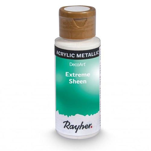 Peinture acrylique m&eacute;tal 59 ml - bleu-vert 35014825