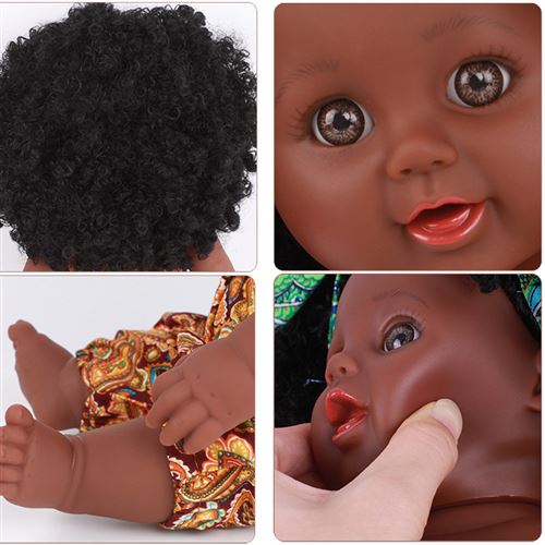 8 pièces poupée noire fille fille avec poupée Niger