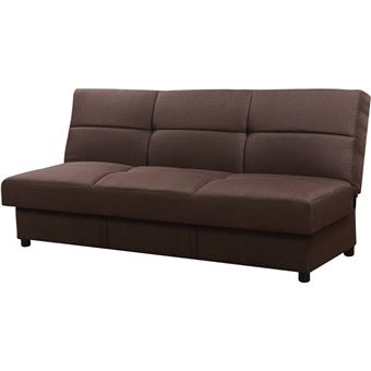 canape clic-clac enzo - 3 places - chocolat - Achat & prix ...