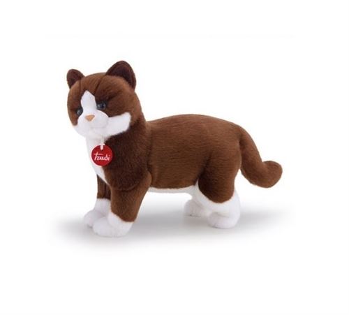 Trudi chat en peluche Clotilde 39 cm marron