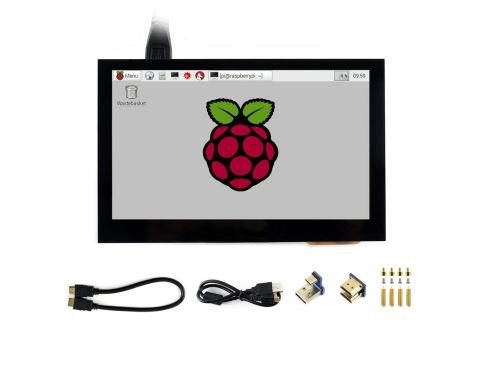 Generique Waveshare 4.3Inch Hdmi Lcd (B) 800X480 Ips Capacitive Touch Screen Monitor Display For Raspberry Pi Bb Black Banana Pi