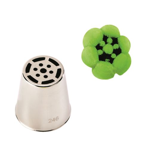 Douille inox decor fleur n°246