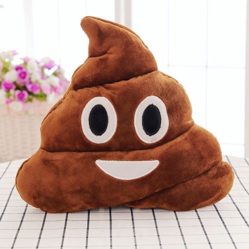Coussin Emoji Souriant Malicieux – Jaune Tout Doux 13 Pouces