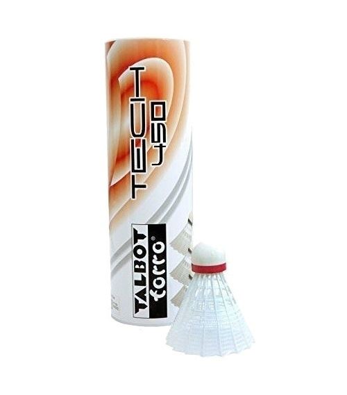 Talbot Torro Blanc Shuttlecocks Tech 450 / Rouge 6 Pièces