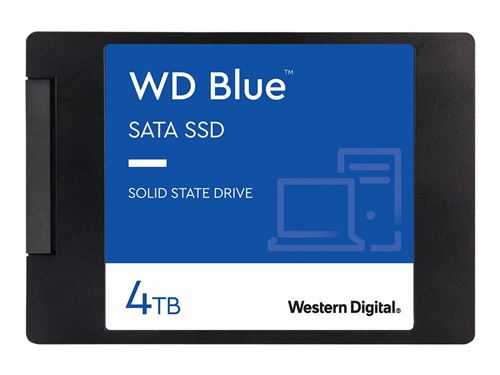 WD Blue 3D NAND SATA SSD WDS400T2B0A - SSD - 4 TB - intern - 2.5 - SATA 6Gb/s