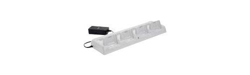 Socket Multi-Bay Charging Cradle - Support de charge de portable + chargeur pour batterie + adaptateur secteur