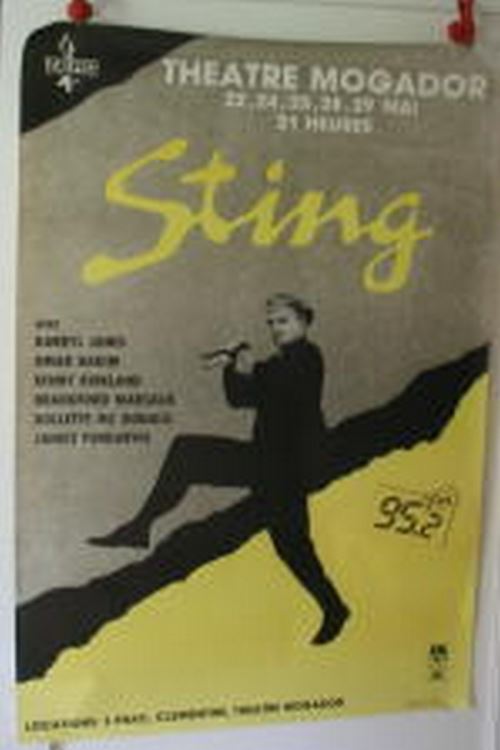 Sting - 80x120 cm - AFFICHE / POSTER État correct - N/A reconditionné disponible sur Fnac