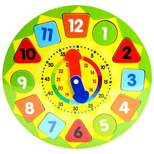 Montre en bois puzzle d´emboîtement 30x30