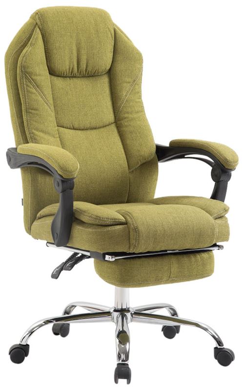Fauteuil de bureau Castle en tissu , Vert