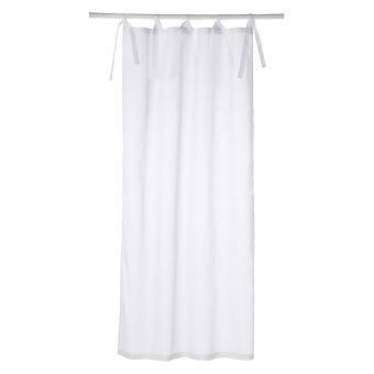 Vertbaudet Rideau Organdi Finition Nouettes Blanc 100x240 Achat Prix Fnac