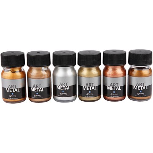 Schjerning peinture Art Métal 6 pièces 30ml multicolore 30ml