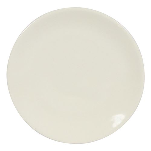 Assiette à dessert en faïence D20cm ivoire - Lot de 6 IBIZA