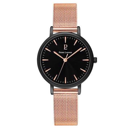 Montre PIERRE LANNIER en Maille milanaise Rose - 091L838