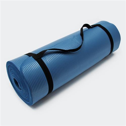 Tapis de sol antidérapant gym, yoga, pilates, fitness 180x60x0.4cm