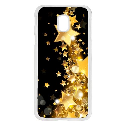 Coque Étoile D'or Sur Fond Noir Compatible Galaxy J5 2017 Transparent