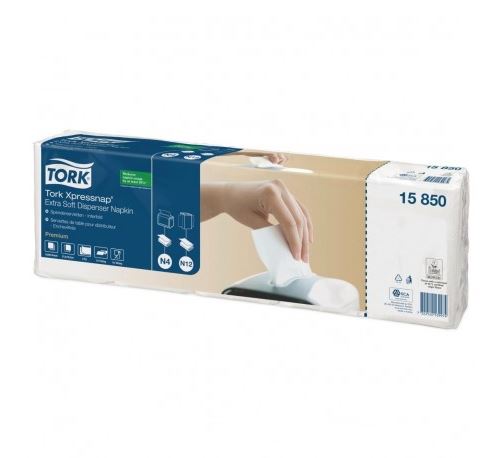 Serviettes blanches pour distributeur tork xpressnap extra soft