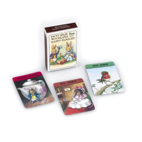 Jeu de 52 cartes - Racey Helps : Woodland happy families (Version anglaise)