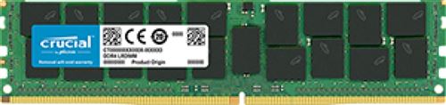 Crucial 64gb ddr4-2666 lrdimm 64go ddr4 2666mhz ecc module de mémoire - modules de mémoire (ddr4, pc server, 288-pin dimm, 1 x 6