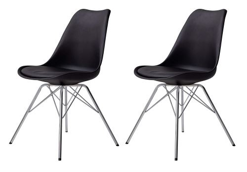 tenzo Chaise de Salle Manger, Noir