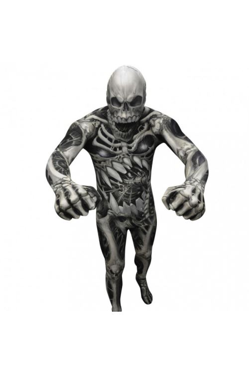 Seconde peau morphsuit™ squelette skull and bones l