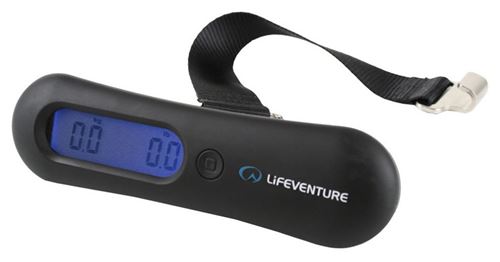 Lifeventure balance à bagages 130 mm caoutchouc noir