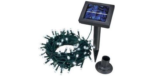 Guirlande lumineuse solaire pour l'extérieur Esotec 102101 Ampoule LED blanc froid 1 pc(s)