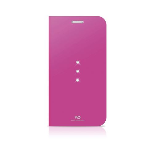 Coque Livret Diamants Blancs Pour Samsung Galaxy S8 Rose